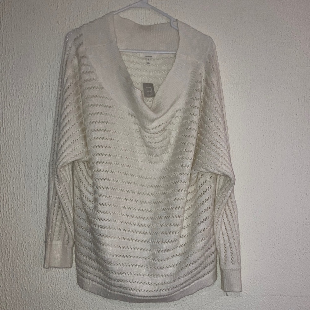 Maurice’s White Off-Shoulder Sweater